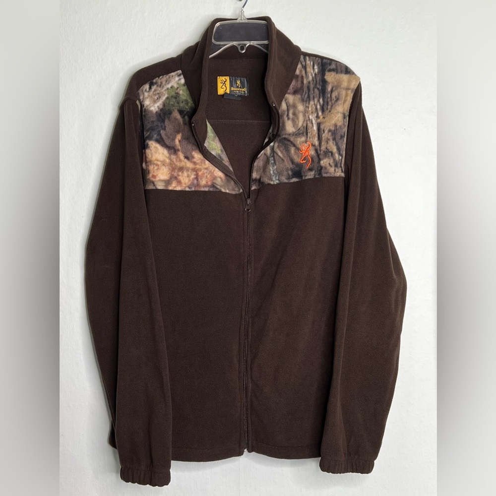 BROWNING OUTDOORS/HUNTING FLEECE JACKET & WOOL BLEND SOCKS SZ. Med. #176